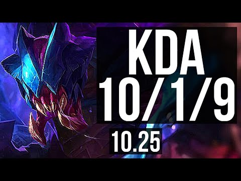REK'SAI vs NUNU & WILLUMP (JUNGLE) | 10/1/9, Legendary, 300+ games | KR Master | v10.25