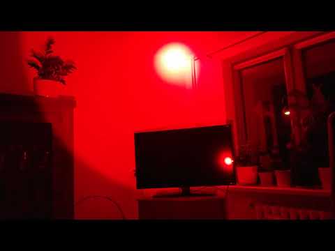 Pełna moc tryb najmocniejszy / High power GP PSR51 Flashlight indoor test