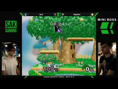 Mini Boss 3 Losers Quarters - Jerb (Marth) vs Napkins (Peach)
