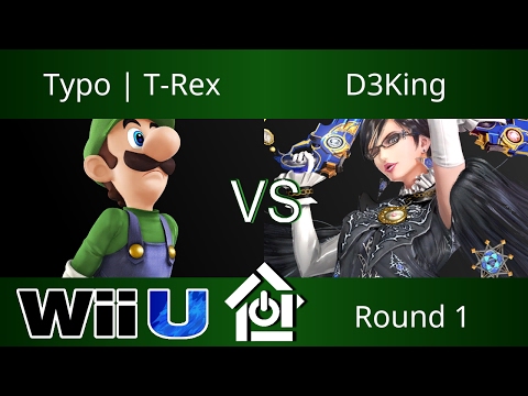 Typo House Macon 5/9/17 - Typo | T-Rex (Luigi) vs D3King (Bayonetta) - Smash 4 Round 1