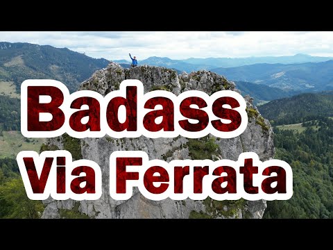 The hardest and wild Via Ferrata of Romania - Piatra Soimilor Via Ferrata - Corbu, Harghita, Romania