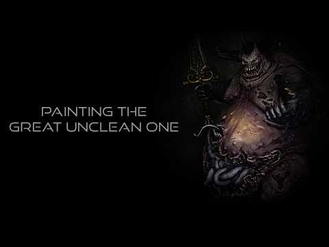 How to Paint Chaos Daemons Nurgle Rotting Decayed Flesh - Death Guard Great Unclean One