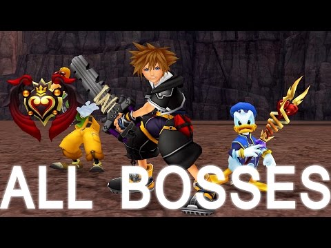 Kingdom Hearts 2 Final Mix: All Bosses (PS3 1080p)