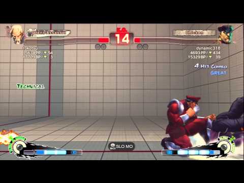 SSF4 AE 2012 Ranked rokotsu (Gen) vs dynamic318 (Bison)