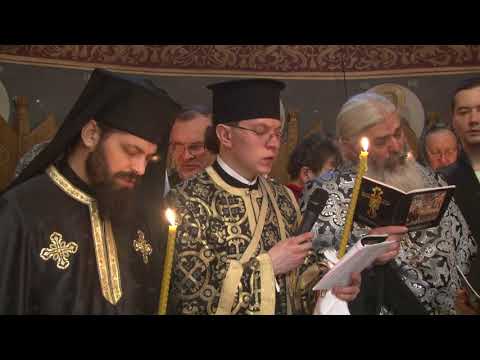 Secvente din slujba Prohodului Domnului, Manastirea Vladiceni, Iasi  -  06 04 2018