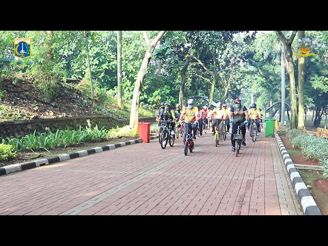 Wali Kota Jaksel Bersepeda Bersama Jajaran BPK