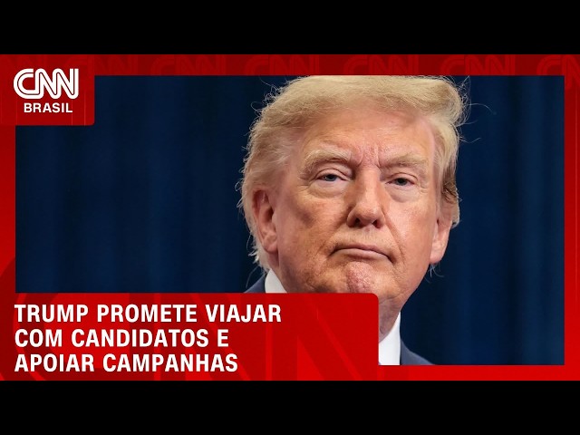 Trump promete viajar com candidatos e apoiar campanhas nos EUA | CNN NOVO DIA