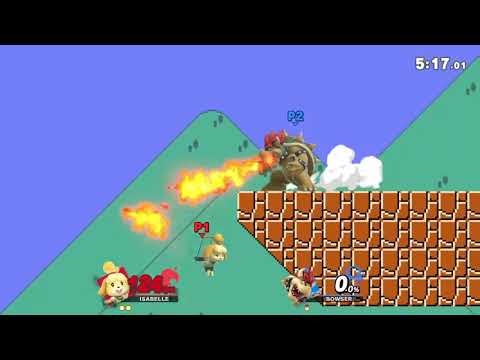 Isabelle vs Bowser Online Match