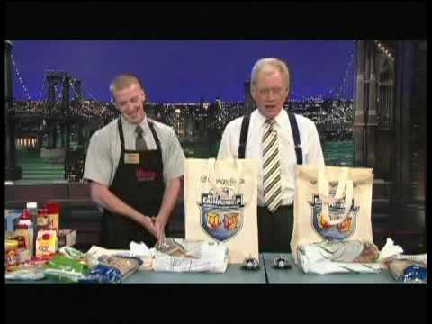 Martin's Kyle Perry appears on The Late Show with David Letterman