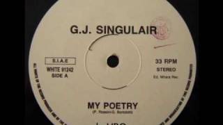 G.J. Singulair - My Poetry