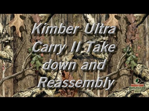Kimber Ultra Carry II NDZ Take down Tool.