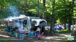 Ludington State Park Campground Video