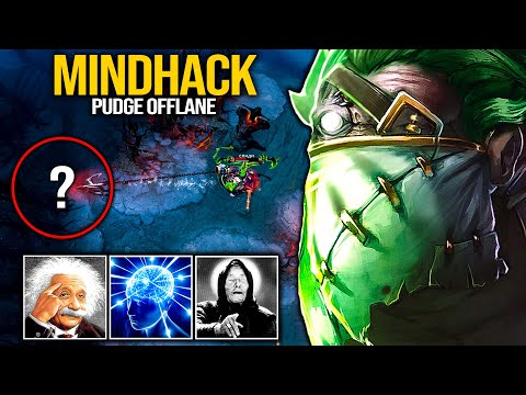 The Satisfied Hooks - Master Tier Offlane Pudge Most Insane Mindhack Hooks | Pudge Official