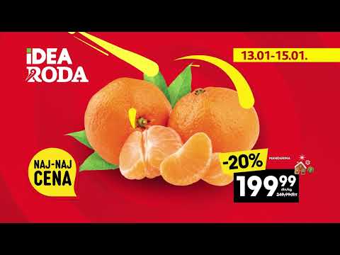 IDEA i RODA | Nedeljna akcija 13- 15.01.2025.