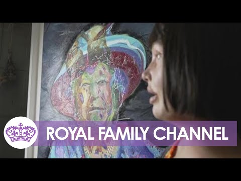 Ai-da the Robot Unveils Queen’s Jubilee Portrait