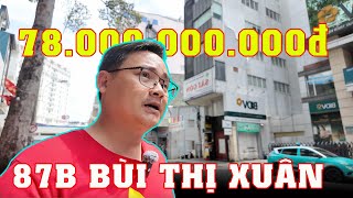 Bán nhà mặt tiền đường BÙI THỊ XUÂN PHƯỜNG BẾN THÀNH, Giá bán 78 Tỷ #batdongsan