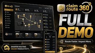 Claim Route 360 Full Demo | Route, Schedule & Manage Property Claims Faster