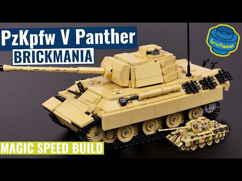 Building Brickmania BKE2197 PANTHER with GoBricks instead of LEGO® (Speed Build Review)