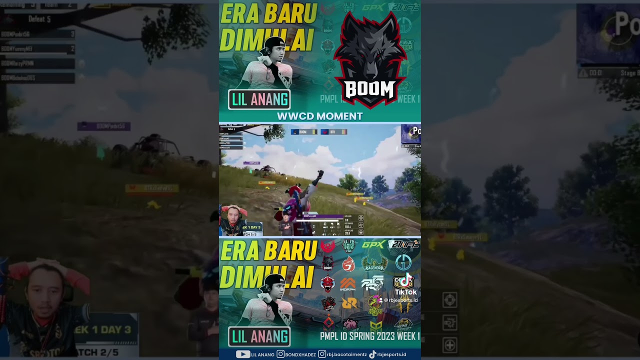 HIGHLIGHTS WWCD MATCH 2 | BOOM ESPORTS | PMPL ID SPRING 2023 D3W1 #pubgmobileindonesia