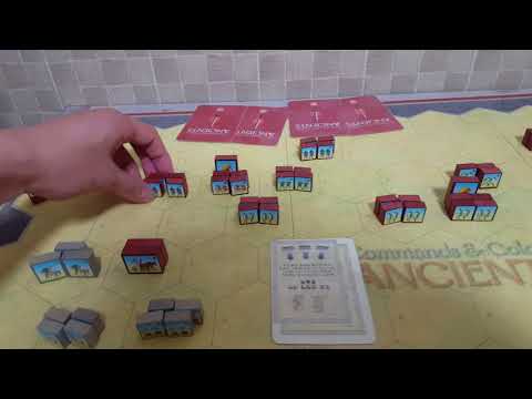 [워게임] 커맨드 앤 컬러: 고대 플레이 예시입니다.