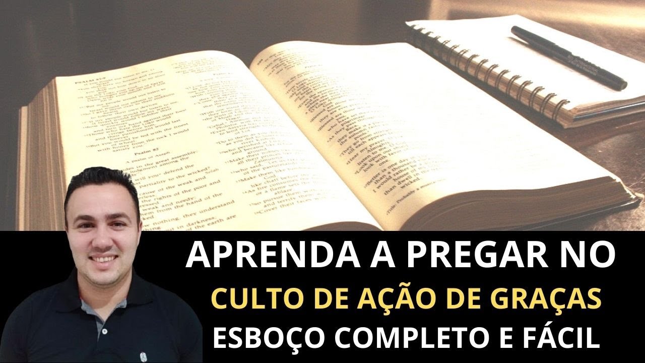 ESBOÇO COMPLETO E FÁCIL PARA CULTO DE AÇÃO DE GRAÇAS