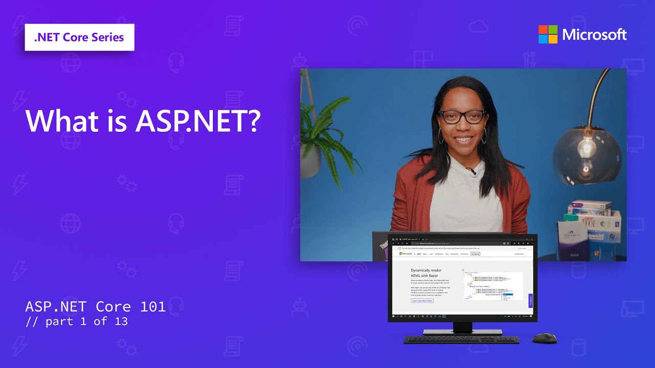 “ASP.NET nedir?” videosu ASP.NET Core 101 ekran görüntüsü