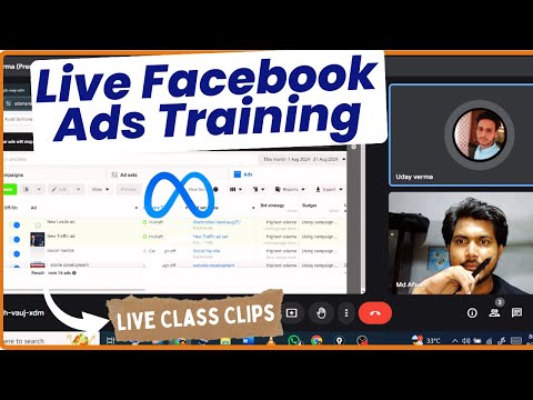 Live Google ads facebook ads Personalized Training 0nly at 9999
