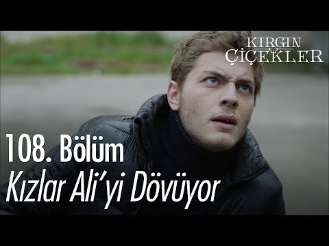 Kızlar Ali'yi dövüyor - Kırgın Çiçekler 108. Bölüm