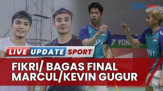 Thailand Open 2023: Fikri/Bagas ke Final, Marcus/Kevin Gugur Hadapi Wakil China hingga Raket Patah
