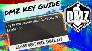 CAVERN BOAT DOCK SHACK KEY - DMZ KEY GUIDE