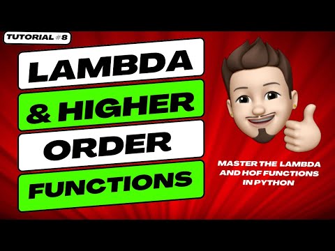 🐍Master LAMBDA FUNCTION and HIGHER ORDER FUNCTION in Python🐍