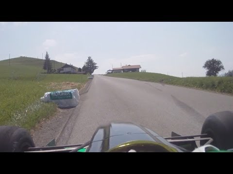TERRIFIC Onboard Berguerand Hillclimb Course de côte La Roche - La Berra LOLA FA99 F3000 V8 Judd
