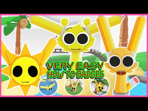 Roblox Update - How to get All NEW 3 Badges in 3D Sprunki Retroplay