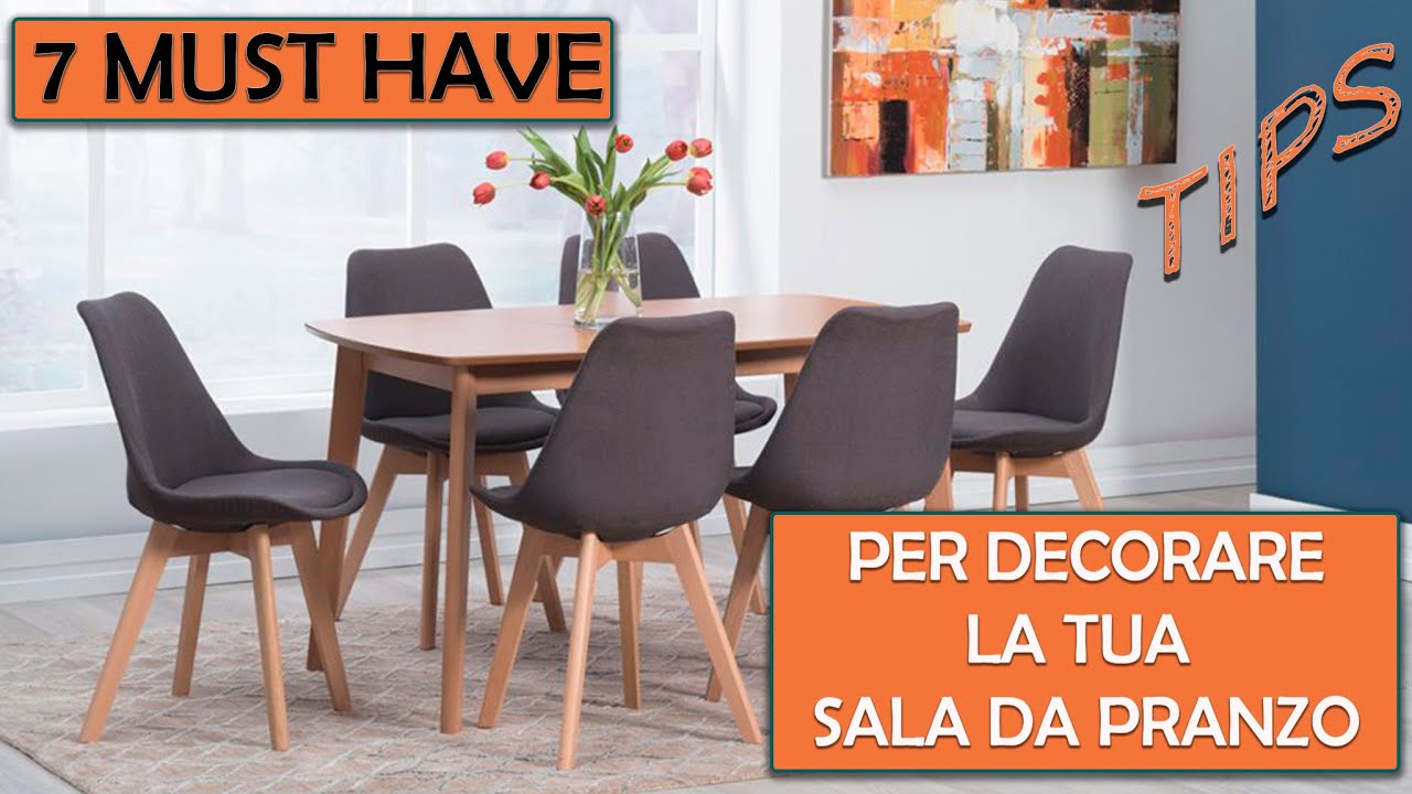 INTERIOR DESIGN - Decorare la sala da pranzo: 7 elementi indispensabili!