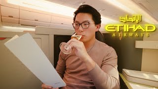 13 Hours on Etihad Airways Business Class - Chicago to Abu Dhabi