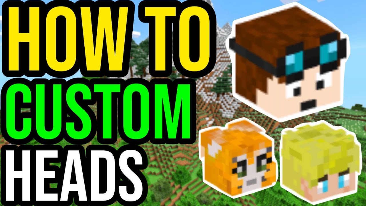 How To Get CUSTOM Mob & Player HEADS! | Minecraft Java!