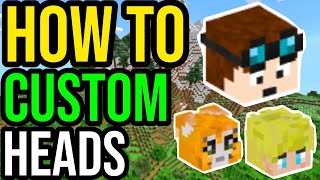 How To Get CUSTOM Mob & Player HEADS! | Minecraft Java!