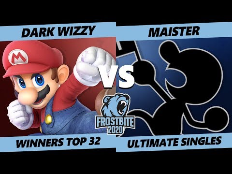 Frostbite 2020 SSBU Winners Top 32 - MVG | Dark Wizzy (Mario) Vs. SSG | Maister (Mr. G&W) Singles
