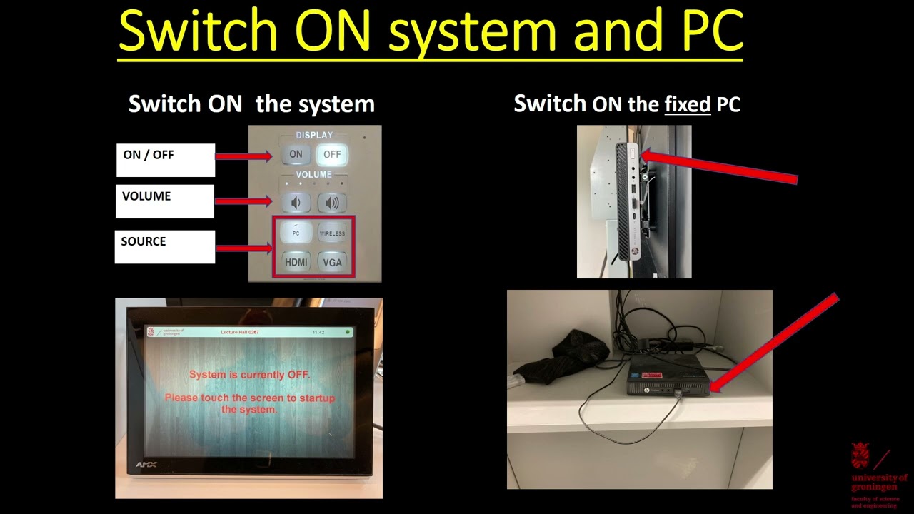 Short video on audiovisuals lecture halls