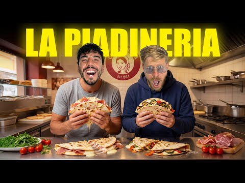 PROVIAMO LA CATENA PIÙ FAMOSA DI TUTTA ITALIA: LA PIADINERIA - QUESTO CIBO È VERAMENTE GUSTOSO! 