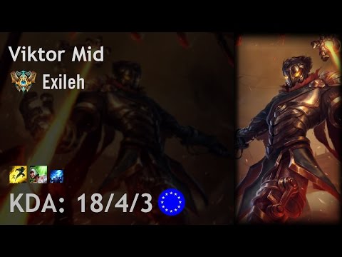 Viktor Mid vs Kassadin - Exileh - EUW Challenger Patch 7.6