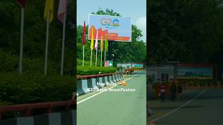 G20 Delhi Roads Beautification 🇮🇳😍 #shorts #ytshorts #g20 #g20summit #viral #trending