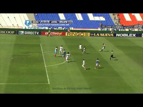 Furch se lo pierde ante Carranza. Godoy Cruz 1 Arsenal 0. Final 2014. Fecha 9. Fútbol Para Todos.