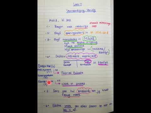 REKENINGKUNDE GRAAD 11: 04 Junie 2020 - periode 5 (04115)