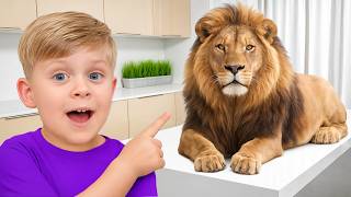 Download lagu Petualangan Hewan Liar di Rumah | Anak-anak Belajar Nama Hewan mp3