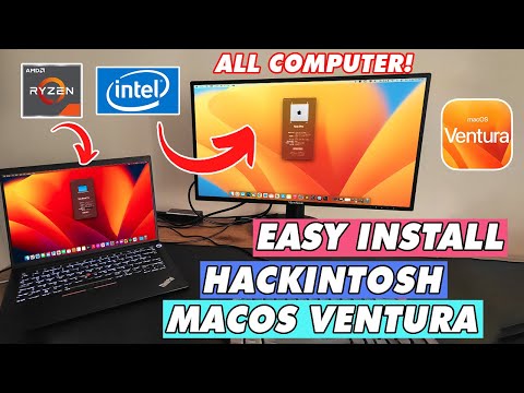 How to Install Hackintosh MacOS Ventura on Any Computer and Laptop (AMD/Intel)