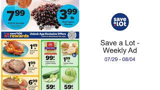 Save a Lot - Weekly Ad 07/29 - 08/04