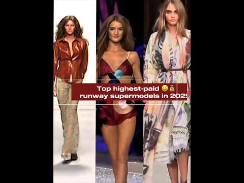 Top highest-paid 🤑💰runway supermodels in 2025 #shorts