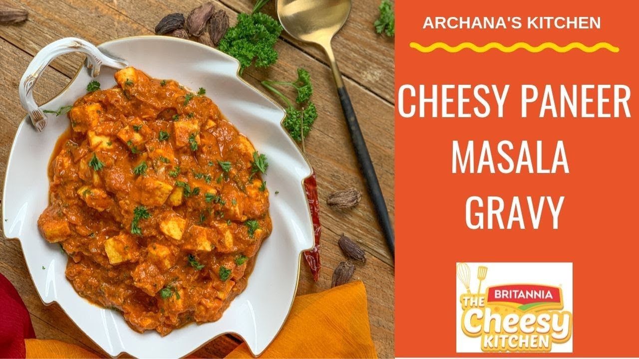 Cheese Paneer Butter Masala Recipe | Paneer Makhani | North Indian Curry Recipe By Archana's Kitchen