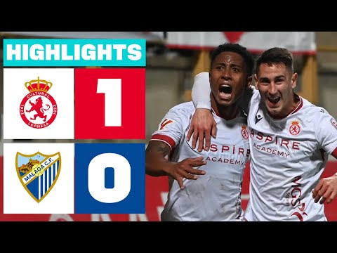 CULTURAL Y DEPORTIVA LEONESA 1 - 0 MÁLAGA CF | RESUMEN LALIGA HYPERMOTION